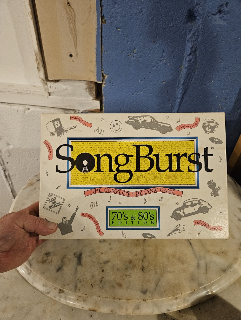 SongBurst Board Game 70's and 80's 1992 Complete Lyric Vintage